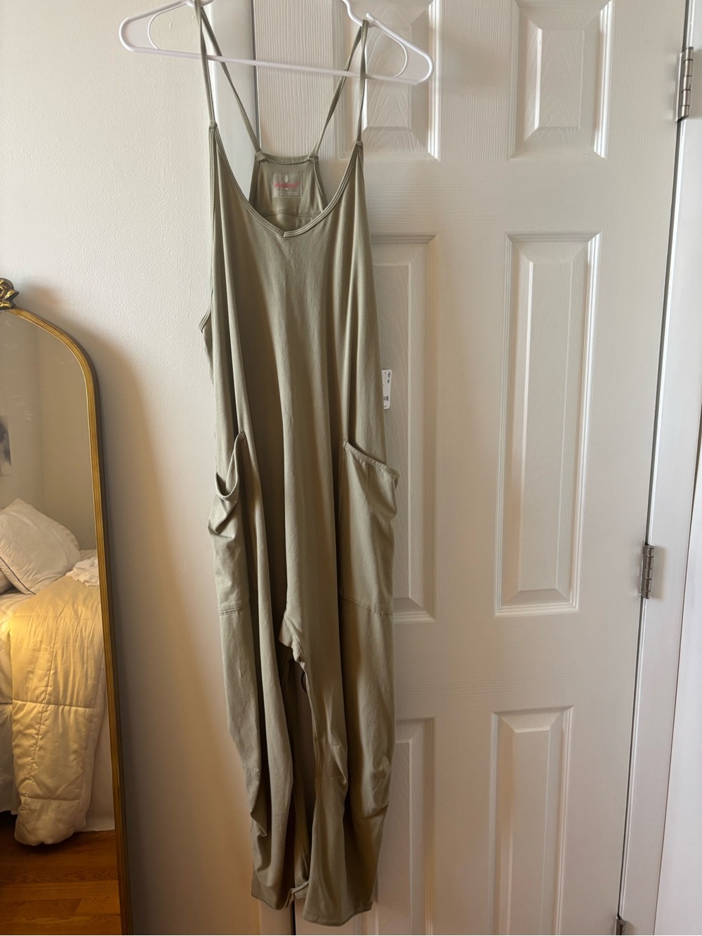 Free People Olive Green Hot Shot Onsie